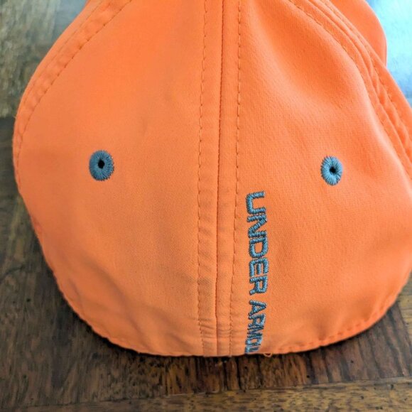 Under Armour Fitted Hat - Bright Orange - Kids Size Small - Picture 4 of 6